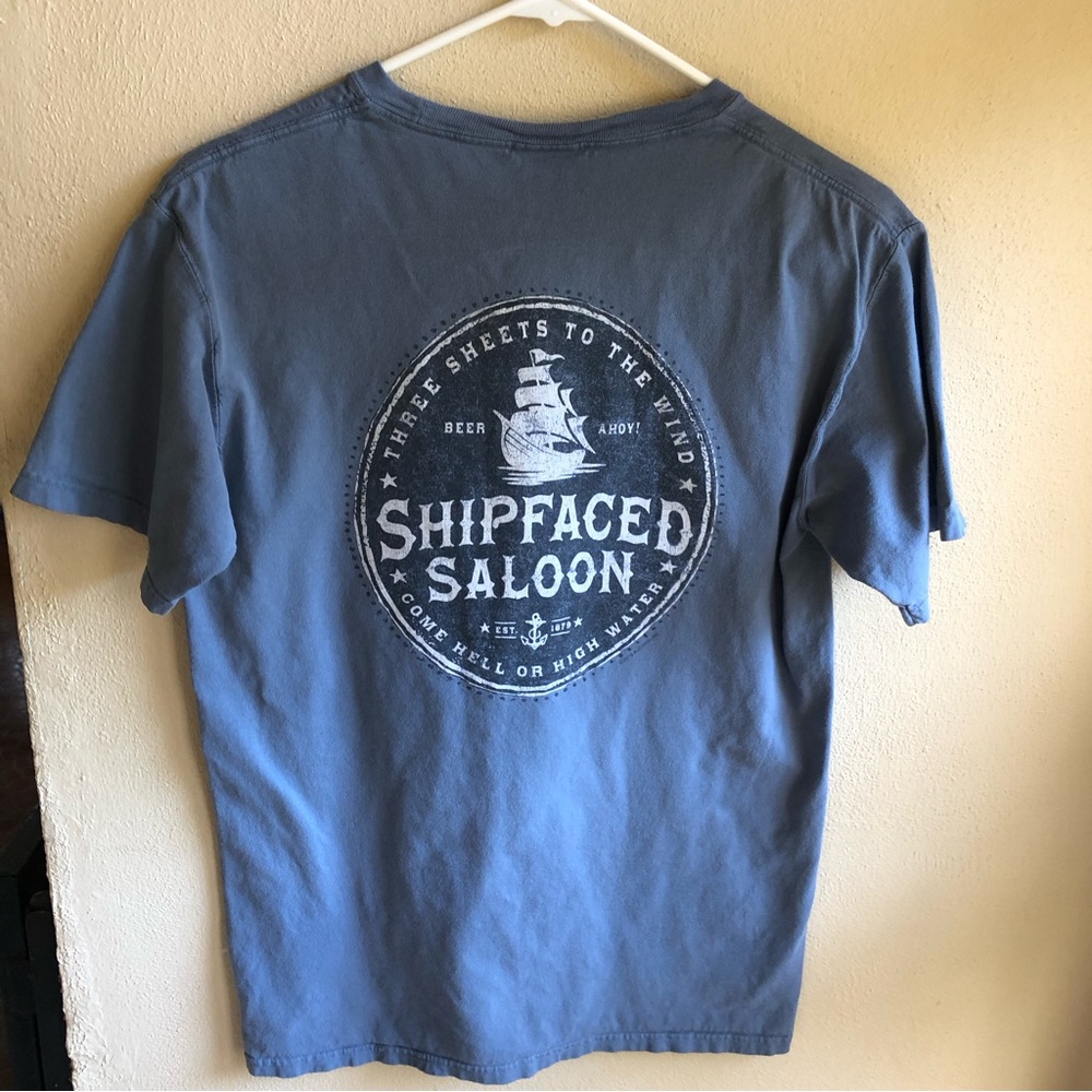 Amelia Island "Ship Faced Saloon" Three Sheets to the Wind Tshirt Size Small - Picture 5 of 9